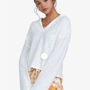 ROXY BON FIRE HOODIE SNOW WHITE